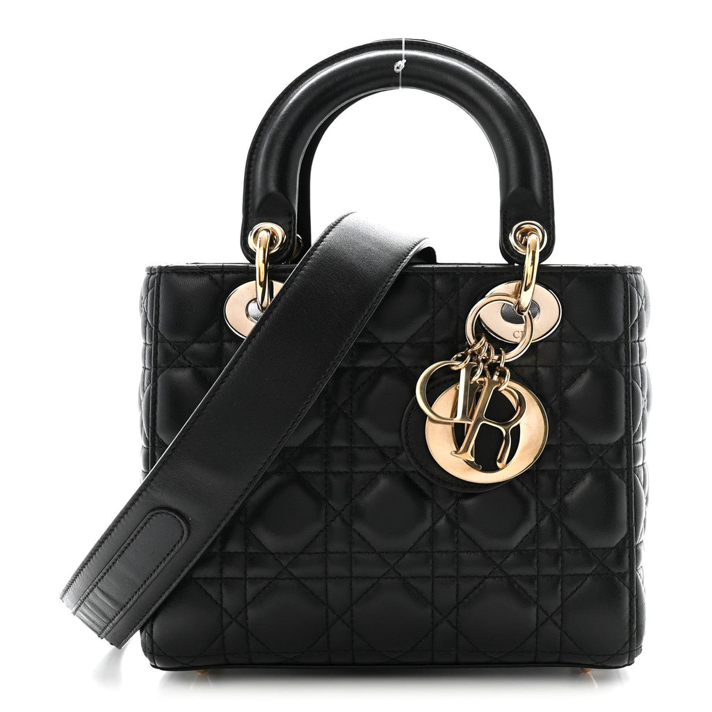 Lambskin Cannage Small My ABCDior Lady Dior Black AT My store