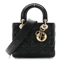 Lambskin Cannage Small My ABCDior Lady Dior Black AT My store