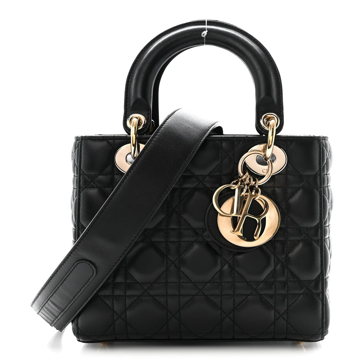 Lambskin Cannage Small My ABCDior Lady Dior Black AT My store