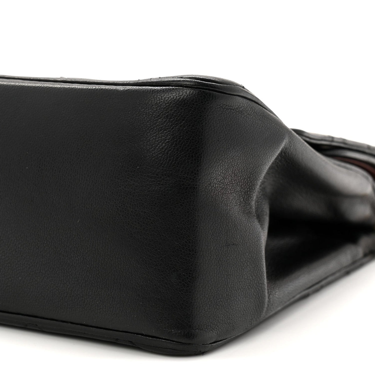 Lambskin Quilted Medium Double Flap Bijoux Chain Black At My store