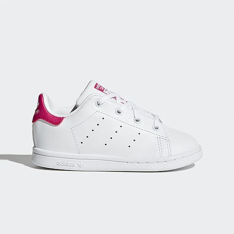 New Arrival Adidas Original STAN SMITH Infant - FTWWHT/FTWWHT/BOPINK/FTWBLA/FTWBLA/ROSECL