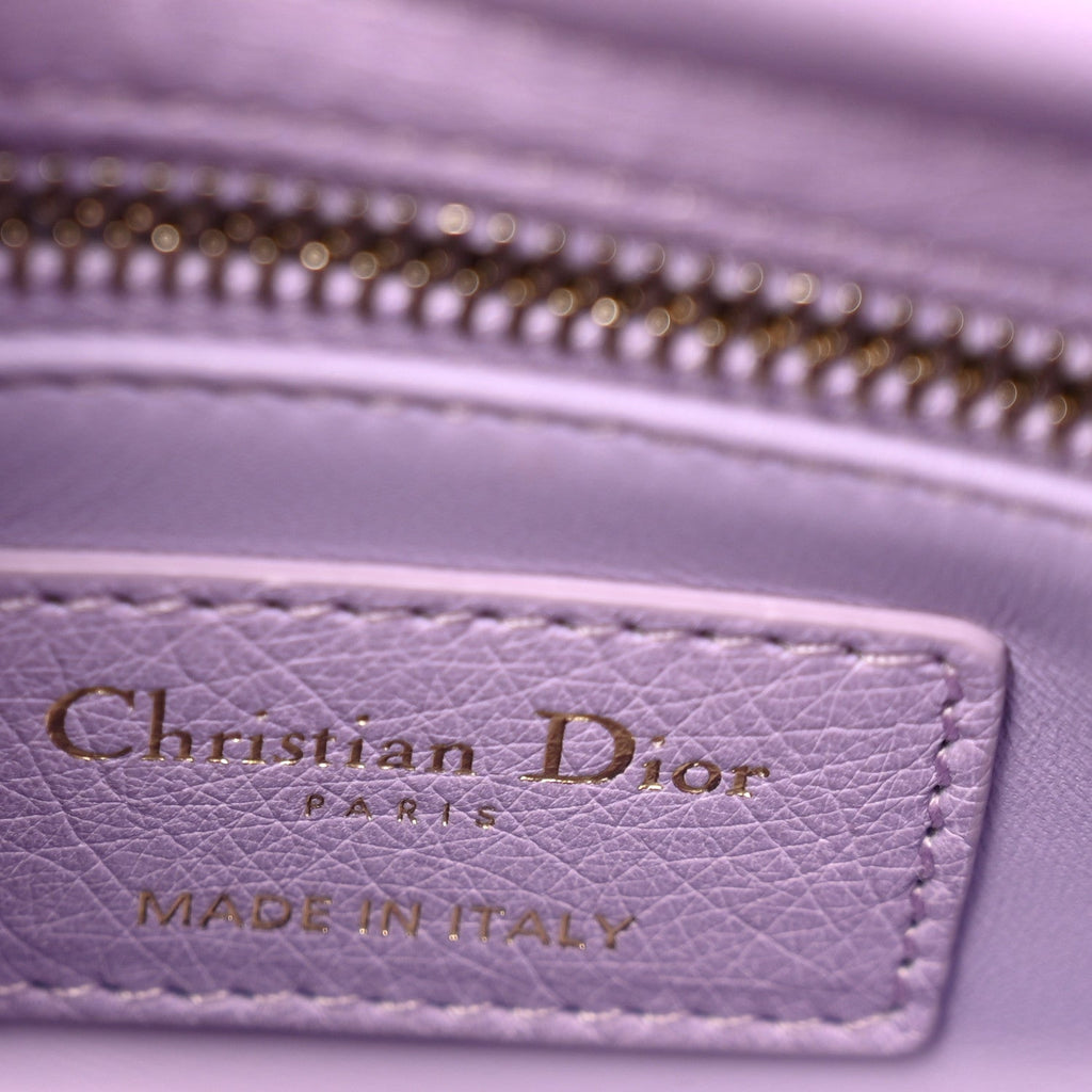 Ostrich Mini Lady Dior Purple AT My store