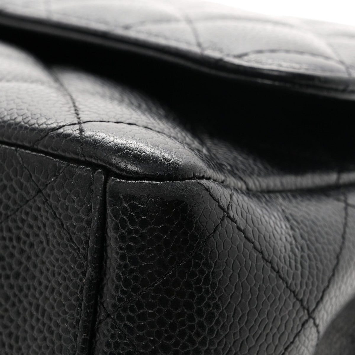 Caviar Quilted Maxi Double Flap Black At My store