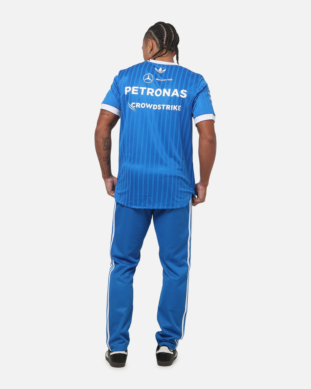 Best-Selling Adidas Mercedes-AMG Petronas Formula 1 Drivers T-Shirt Blue
