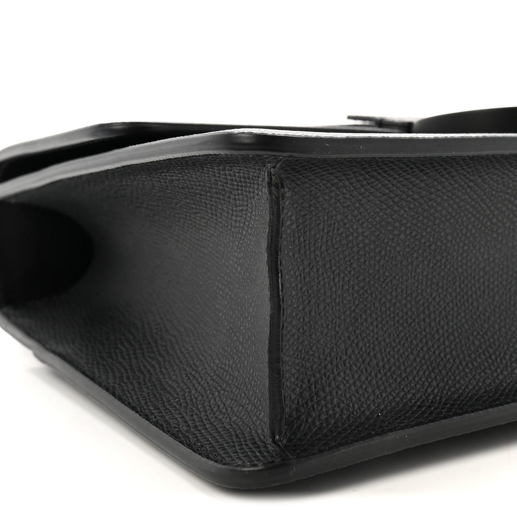 Ultra Matte Grained Calfskin 30 Montaigne Flap Bag Black AT My store