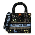 Canvas Pixel Zodiac Embroidered Medium Lady D-Lite Nero Multicolor AT My store