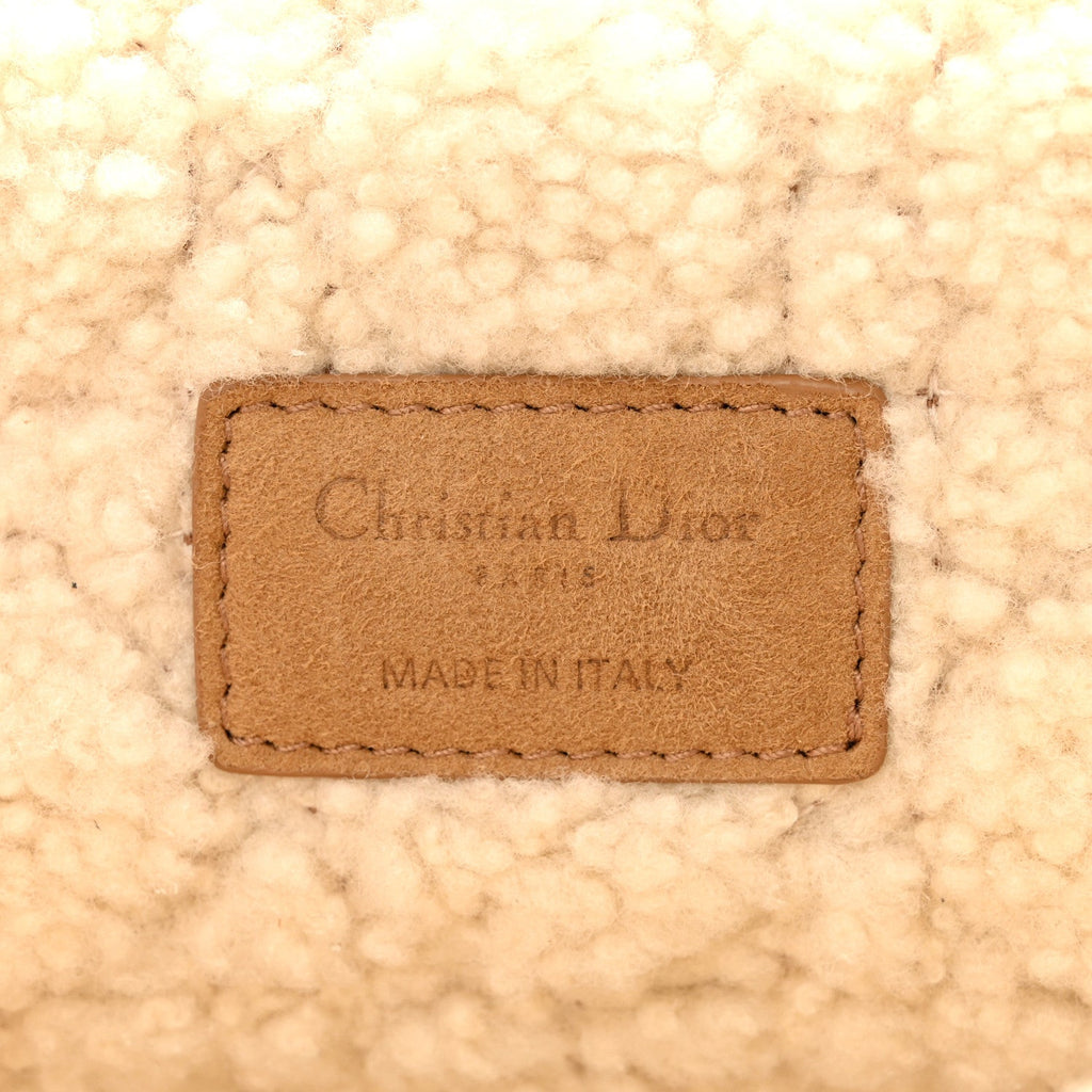 Shearling Cannage Large Caro Bag Camel AT My store