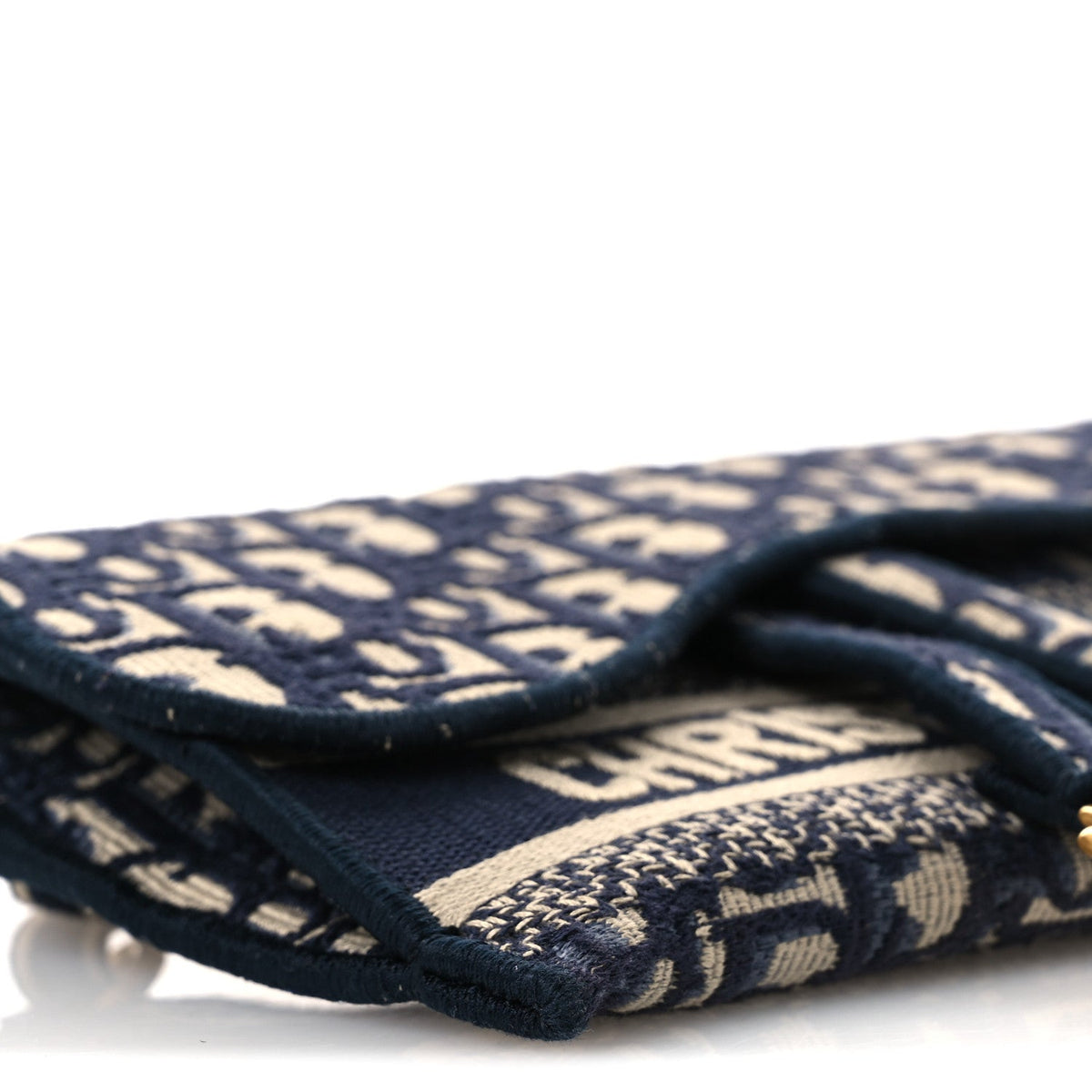 Oblique Slim Saddle Pouch Blue AT My store