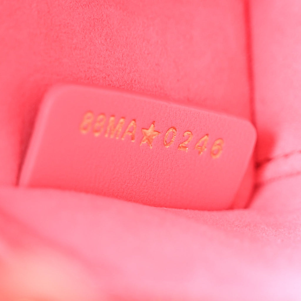 Lambskin Cannage Mini Lady D-Joy Fraise AT My store
