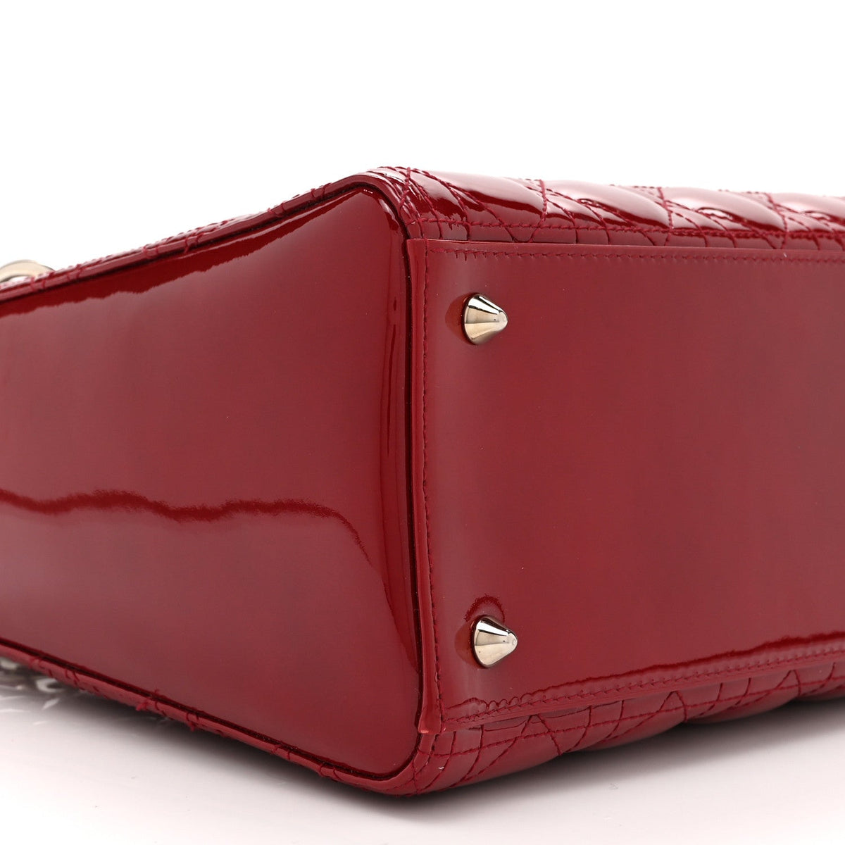 Patent Cannage Medium Lady Dior Red AT My store