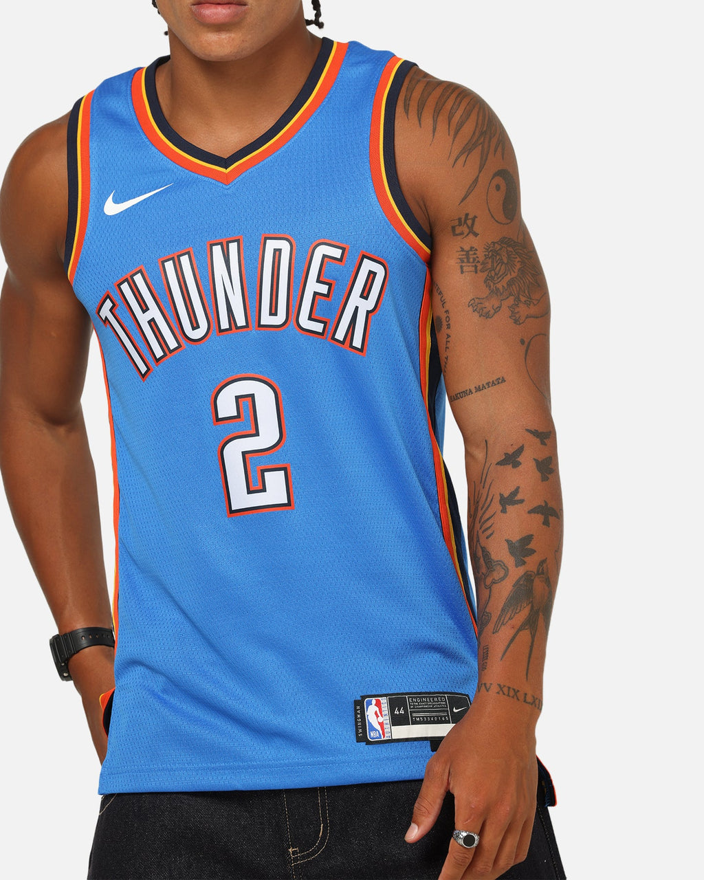 Top Seller Nike Shai Gilgeous-Alexander Oklahoma City Thunder #2 Icon Edition 2022/23 Nike Dri-Fit NBA Swingman Jersey Signal Blue