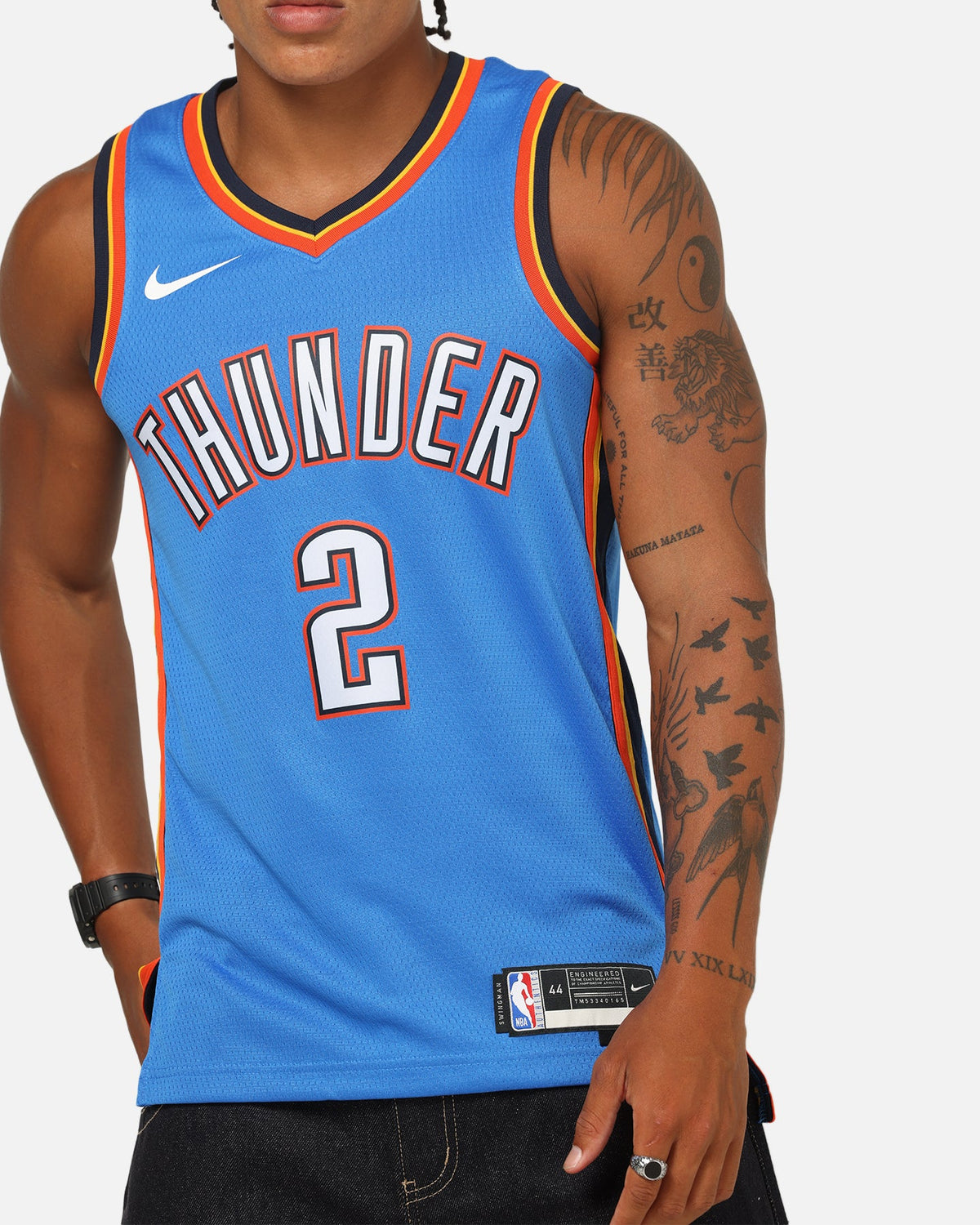 Top Seller Nike Shai Gilgeous-Alexander Oklahoma City Thunder #2 Icon Edition 2022/23 Nike Dri-Fit NBA Swingman Jersey Signal Blue