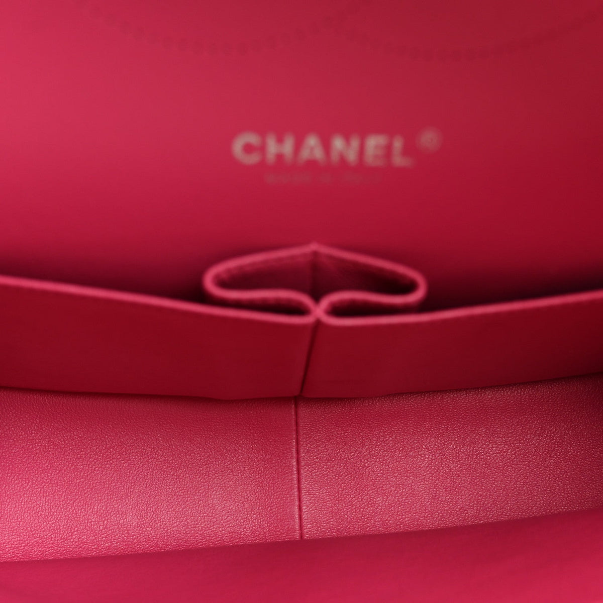 Lambskin Quilted Jumbo Double Flap Dark Pink At My store