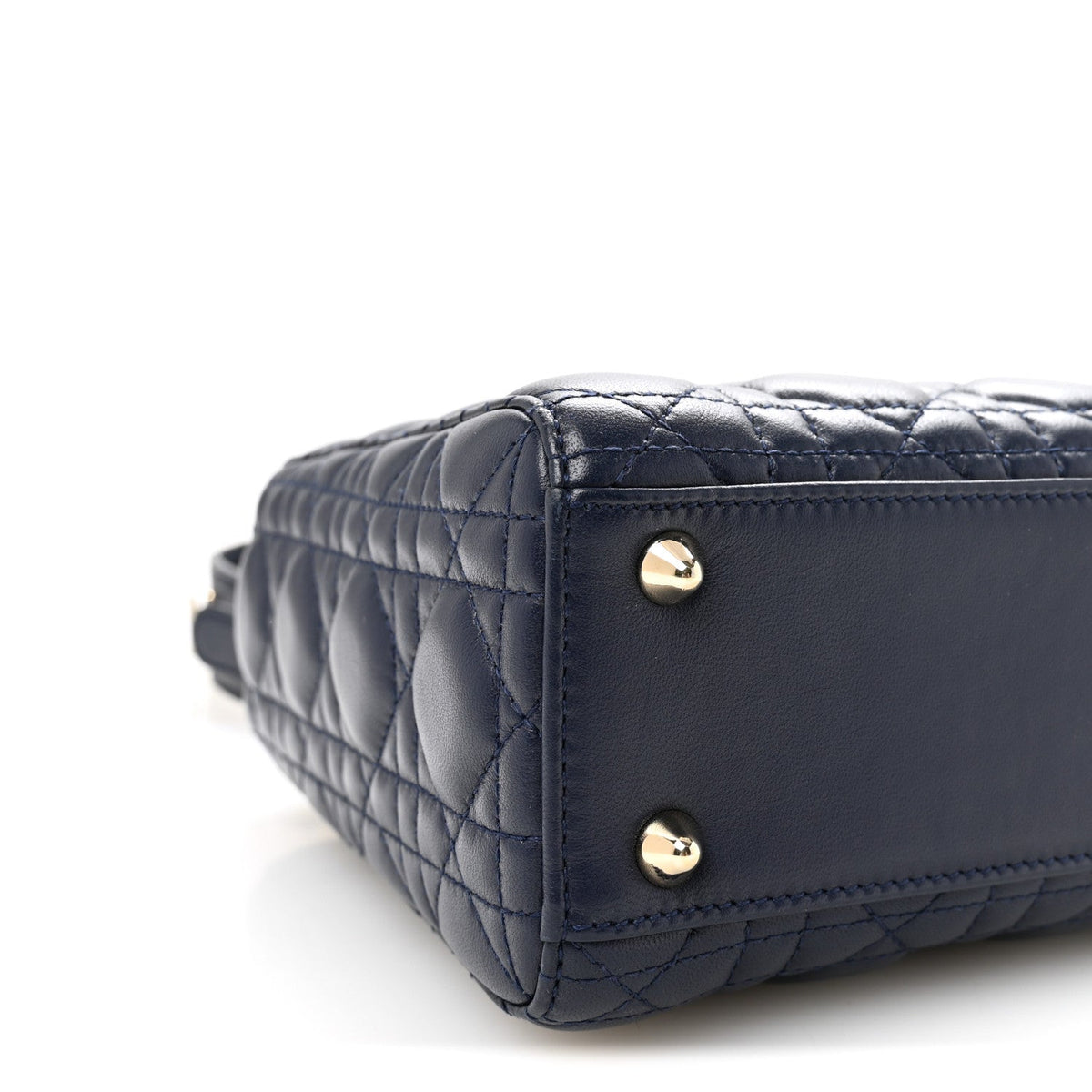 Lambskin Cannage Small Lucky Badges My Lady Dior Navy AT My store