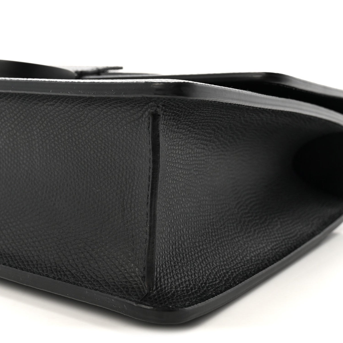 Ultra Matte Grained Calfskin 30 Montaigne Flap Bag Black AT My store
