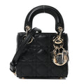 Lambskin Cannage Micro Lady Dior Black AT My store