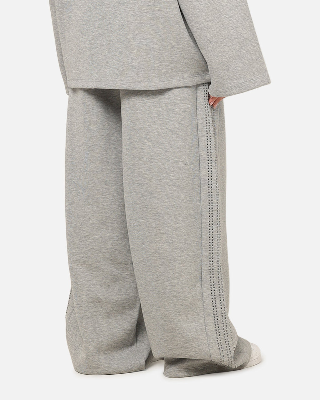 Best-Selling Adidas Women's Teamgeist Rhinestone Track Pants Grey Marle