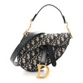 Oblique Mini Saddle Bag With Strap  Blue AT My store