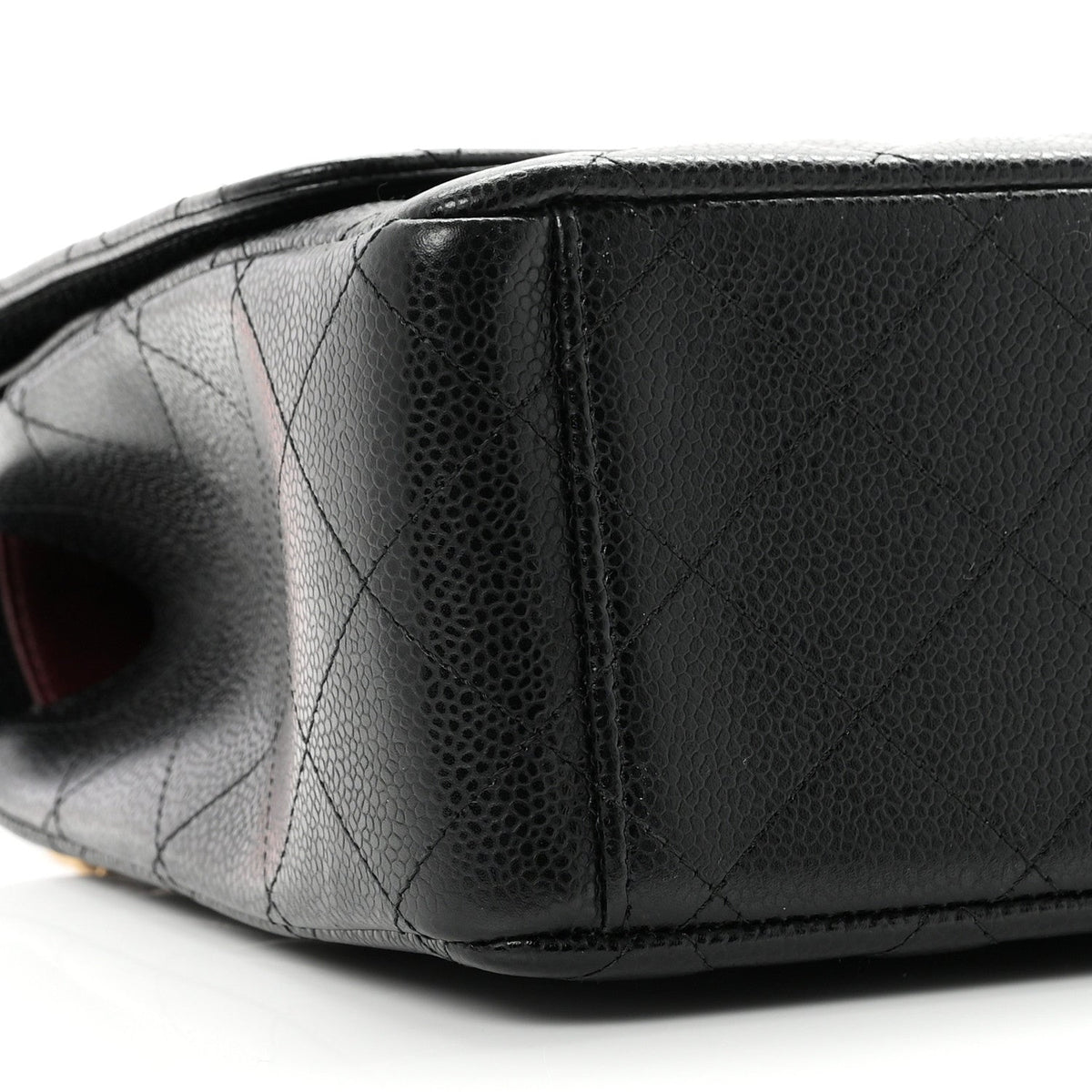 Caviar Quilted Maxi Double Flap Black At My store