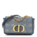 Denim Cannage Small Caro Bag Blue AT My store