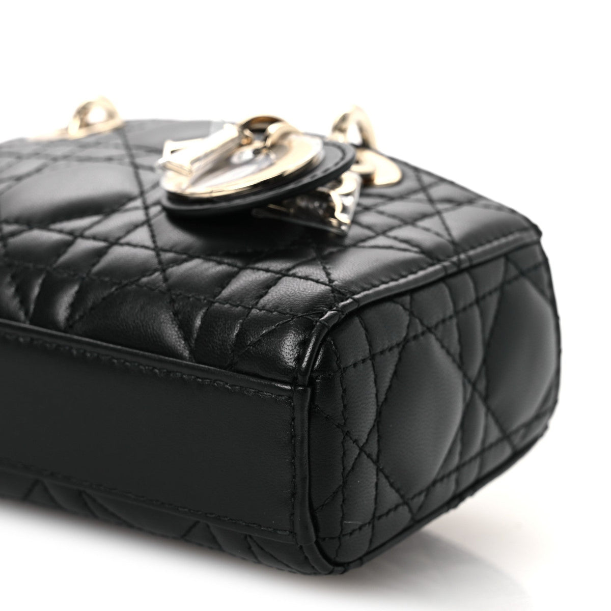 Lambskin Cannage Micro Lady D-Joy Black AT My store