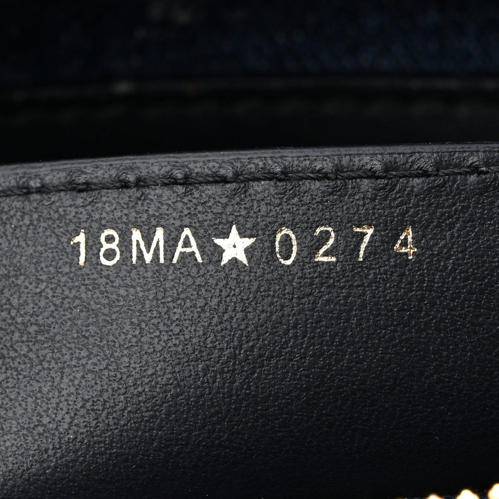 Denim Oblique Groove 20 Bag Blue AT My store