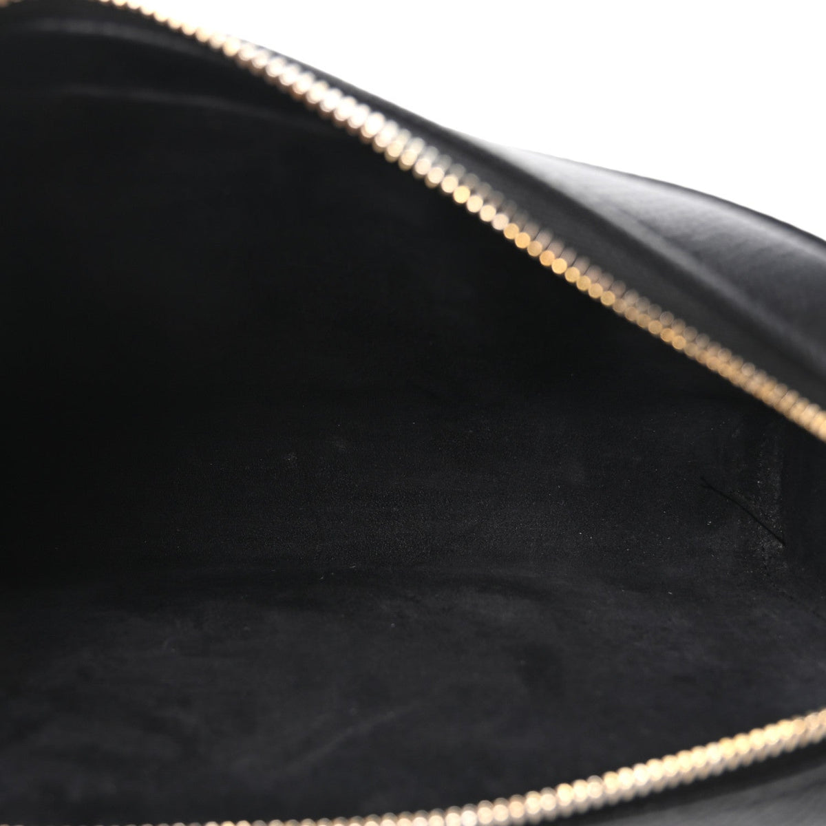 Grained Calfskin Caro Double Pouch Black AT My store