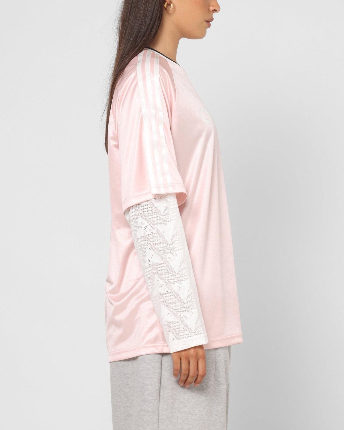Best-Selling Adidas Women's Lace Long Sleeve Jersey Pink