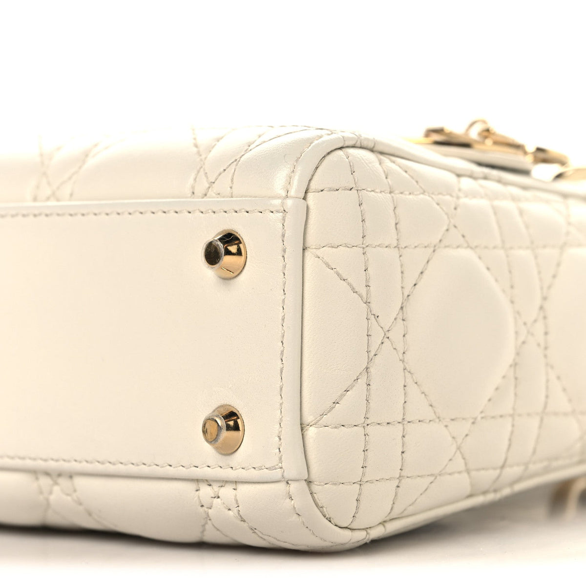Lambskin Cannage Small My ABCDior Lady Dior Latte AT My store