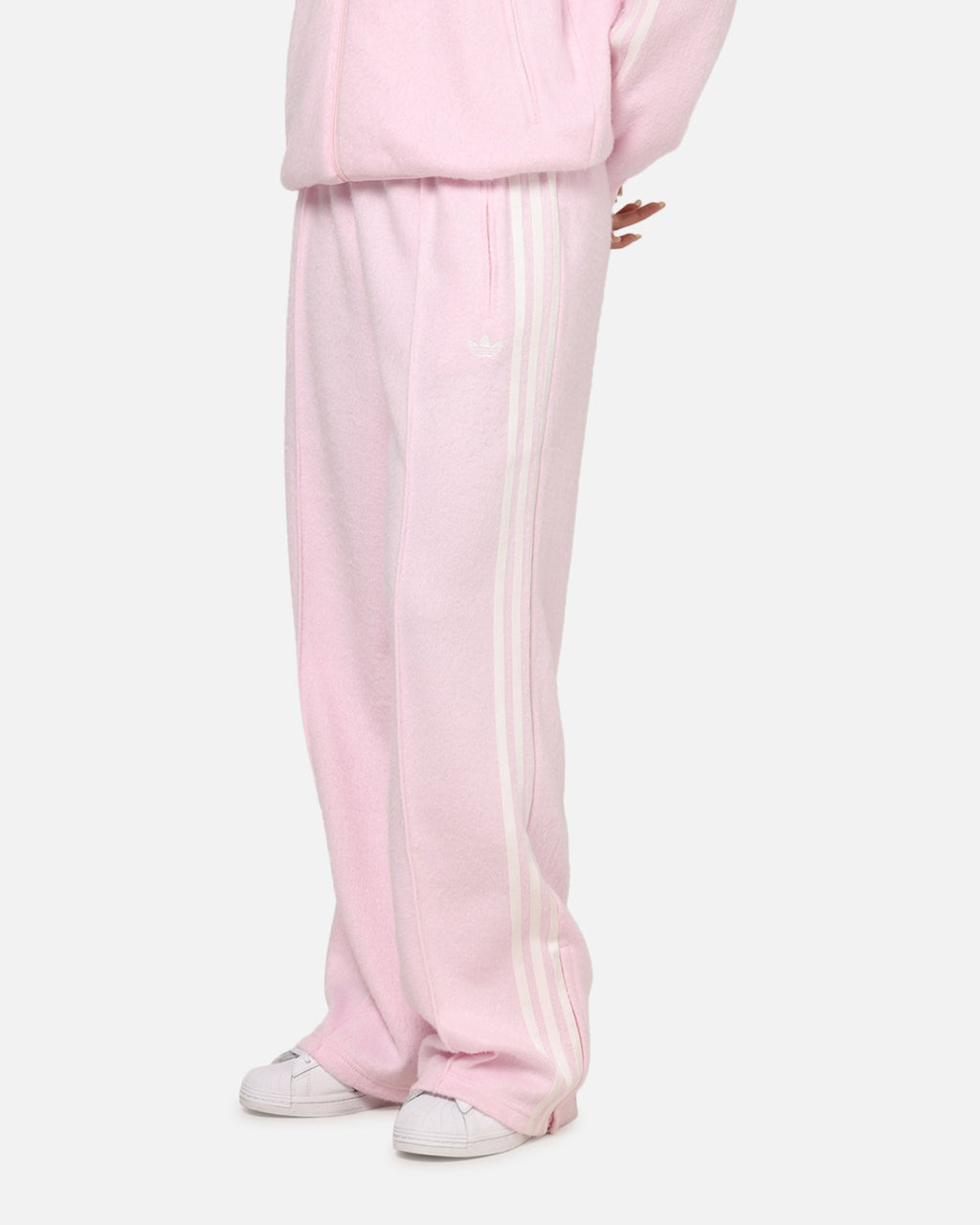 Best-Selling Adidas Women's Mohair Firebird Track Pants Clear Pink