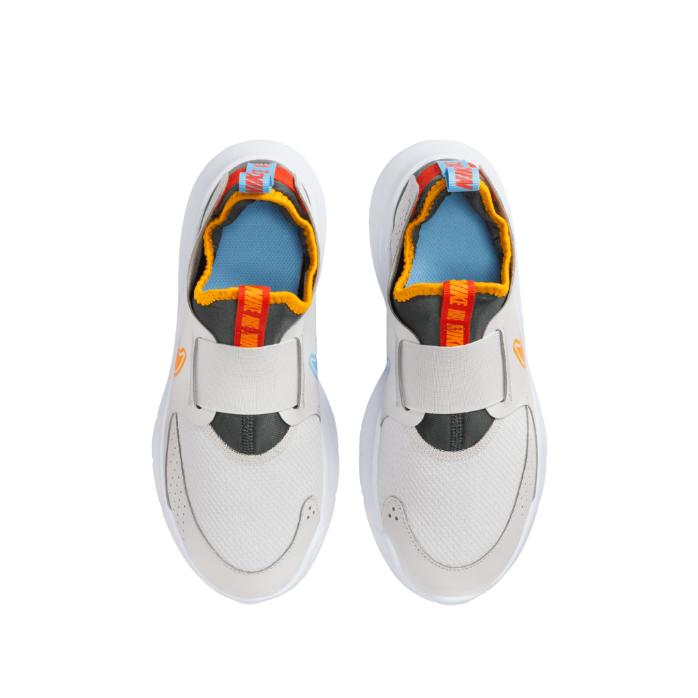 Top Seller Flex Runner 3 (GS) Older Kids' :Vast Grey | Orange Peel