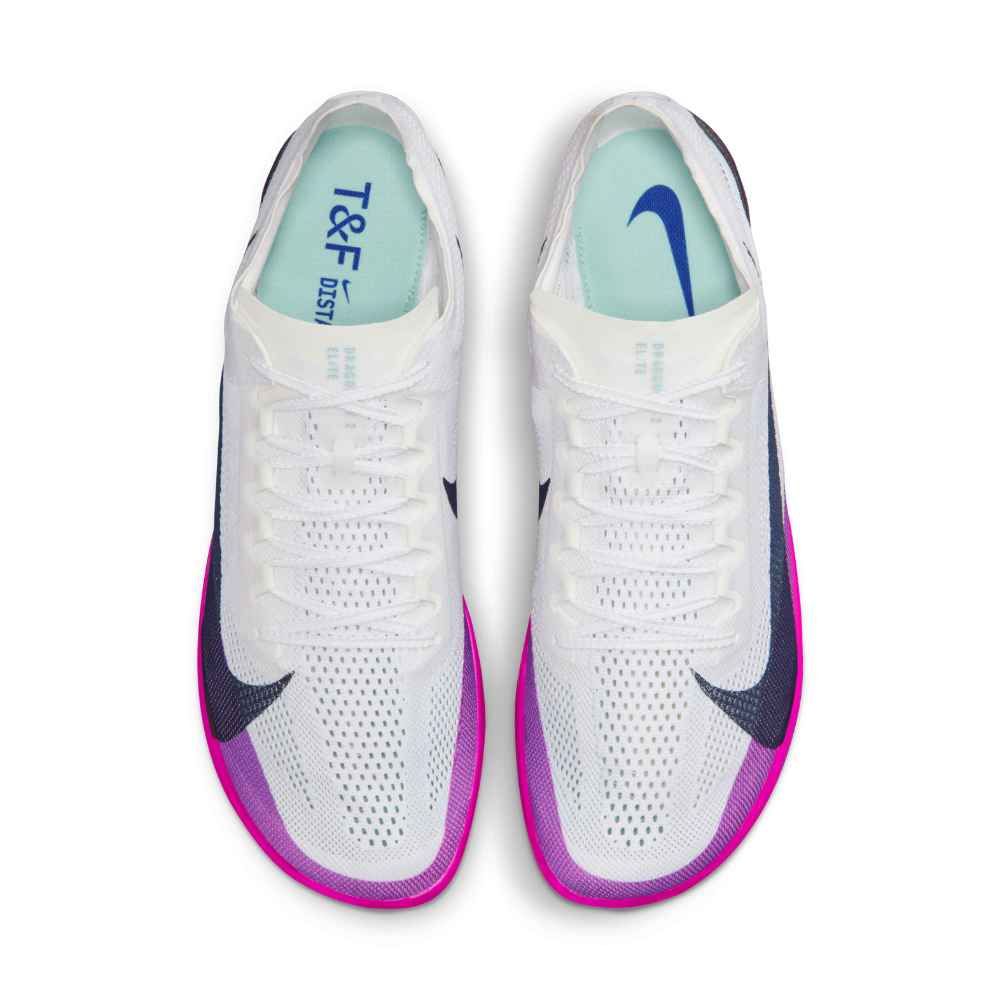 ZoomX Dragonfly 2 Elite Men's :White | Hyper Violet