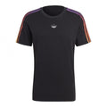 New Arrival Adidas Original 3-STRIPES TEE Men - BLACK/MULTICOLOR