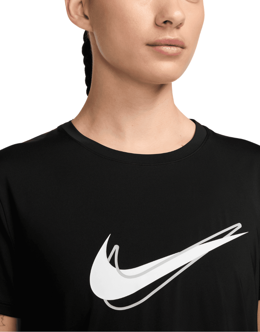 Top Seller Women's One Swoosh Dri-FIT Short-Sleeve Tee :Black