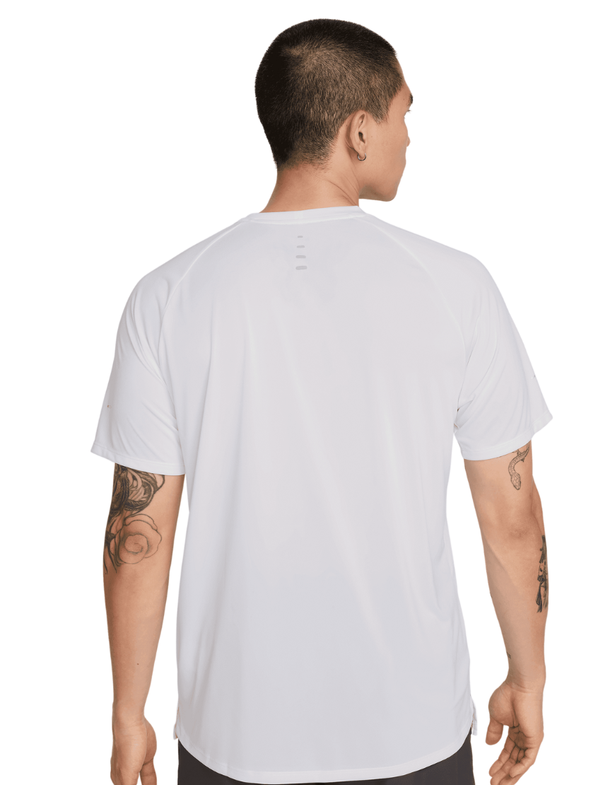 Top Seller Men's Dri-FIT ADV Short-Sleeve Stride Running Top :White | Reflective Silver