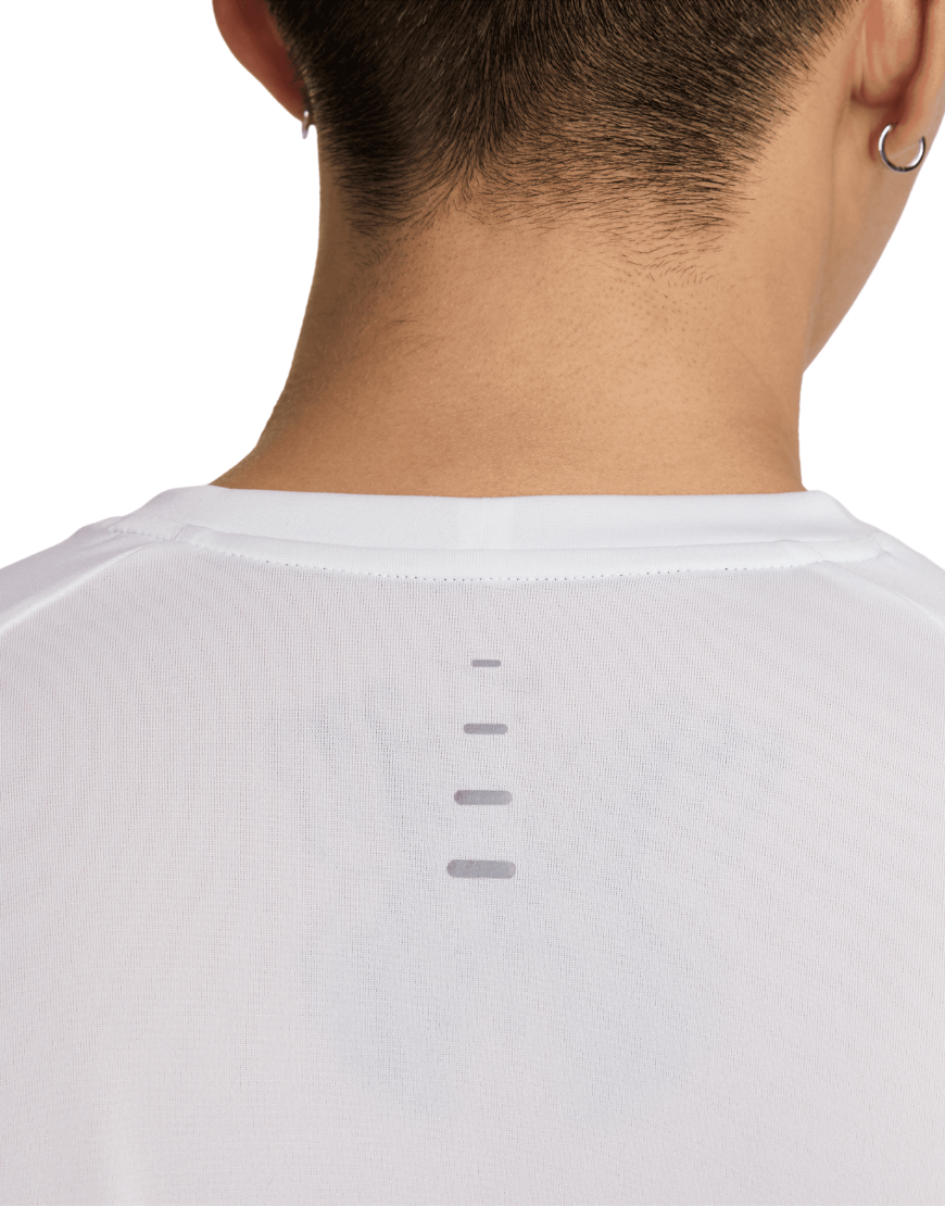 Top Seller Men's Dri-FIT ADV Short-Sleeve Stride Running Top :White | Reflective Silver