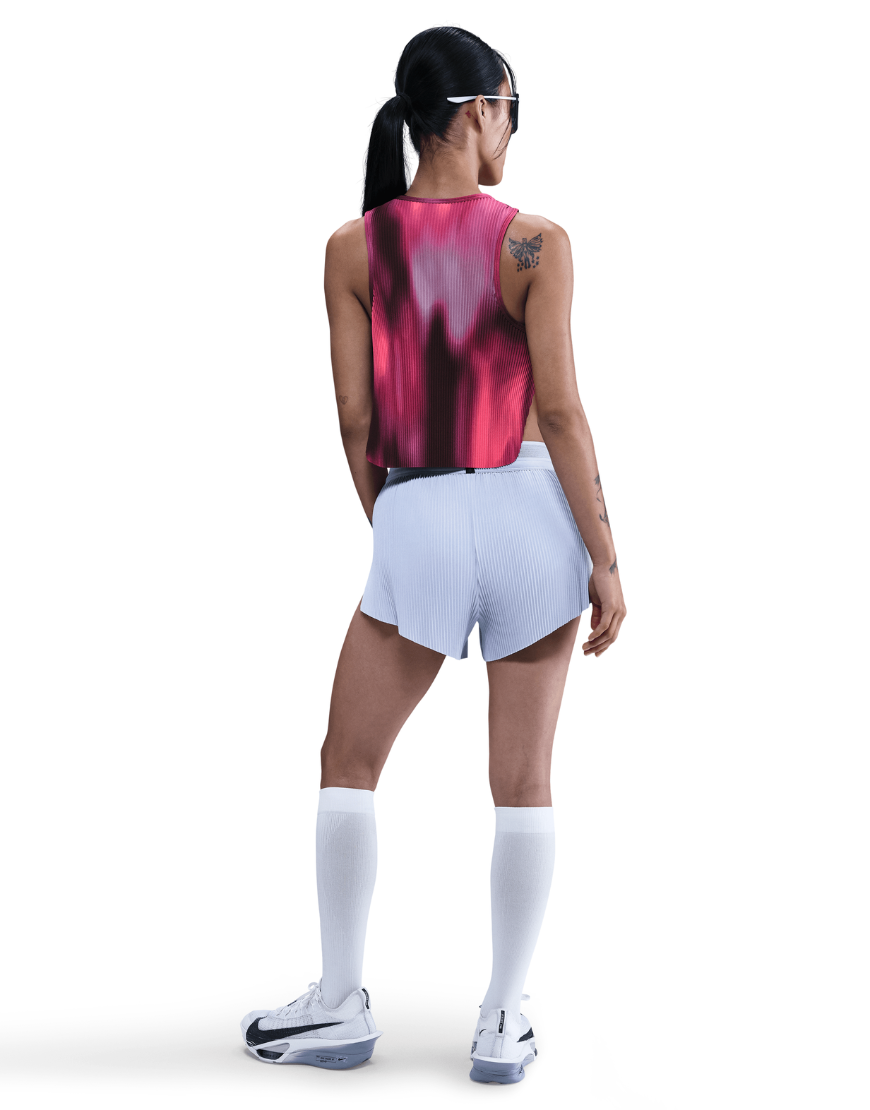 Top Seller Women's DriFIT AeroSwift Faith Kipyegon Running Tank: Rush Fuchsia | Burgundy Crush