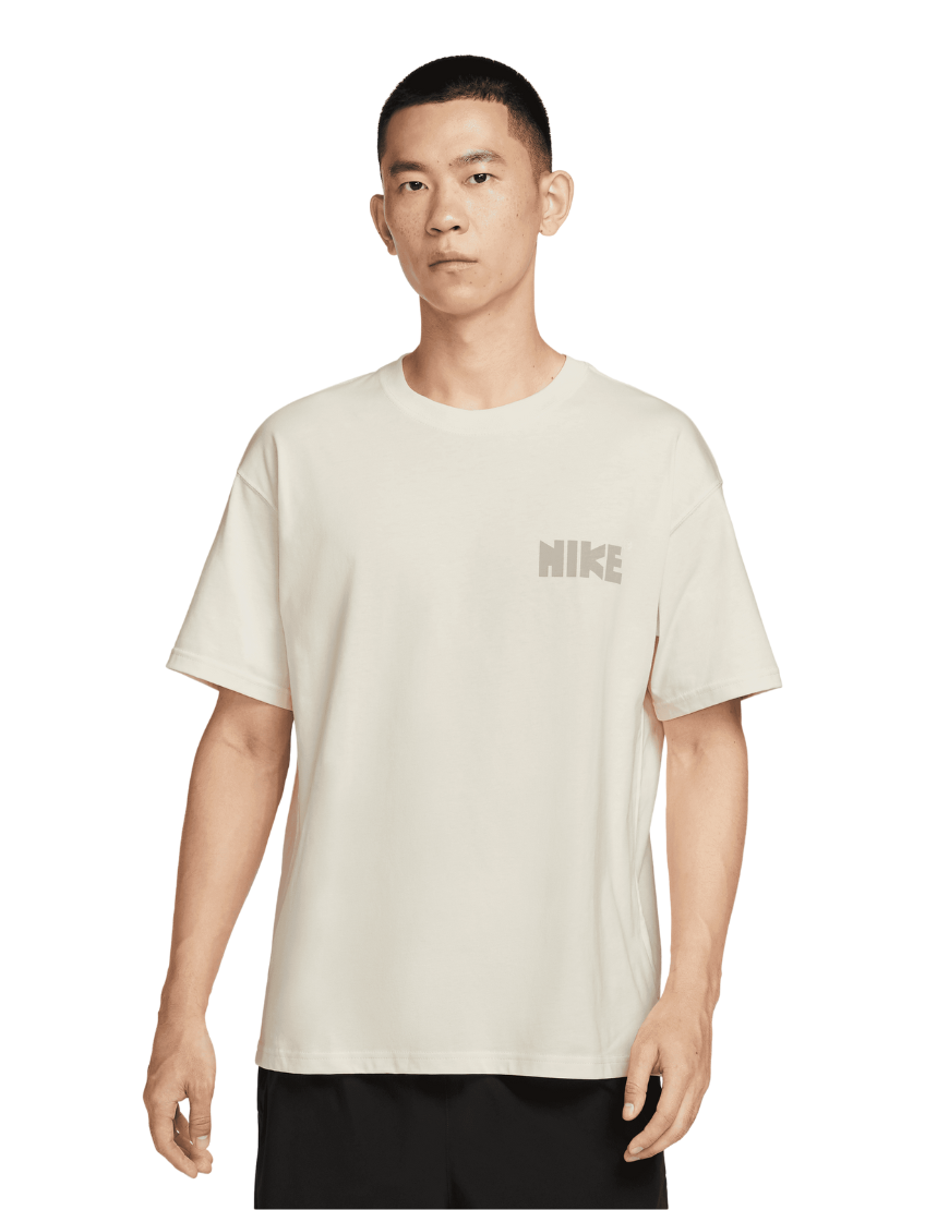 Top Seller Men's Nike M90 Running T-Shirt :Soft Pearl