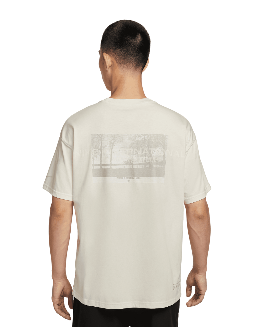 Top Seller Men's Nike M90 Running T-Shirt :Soft Pearl