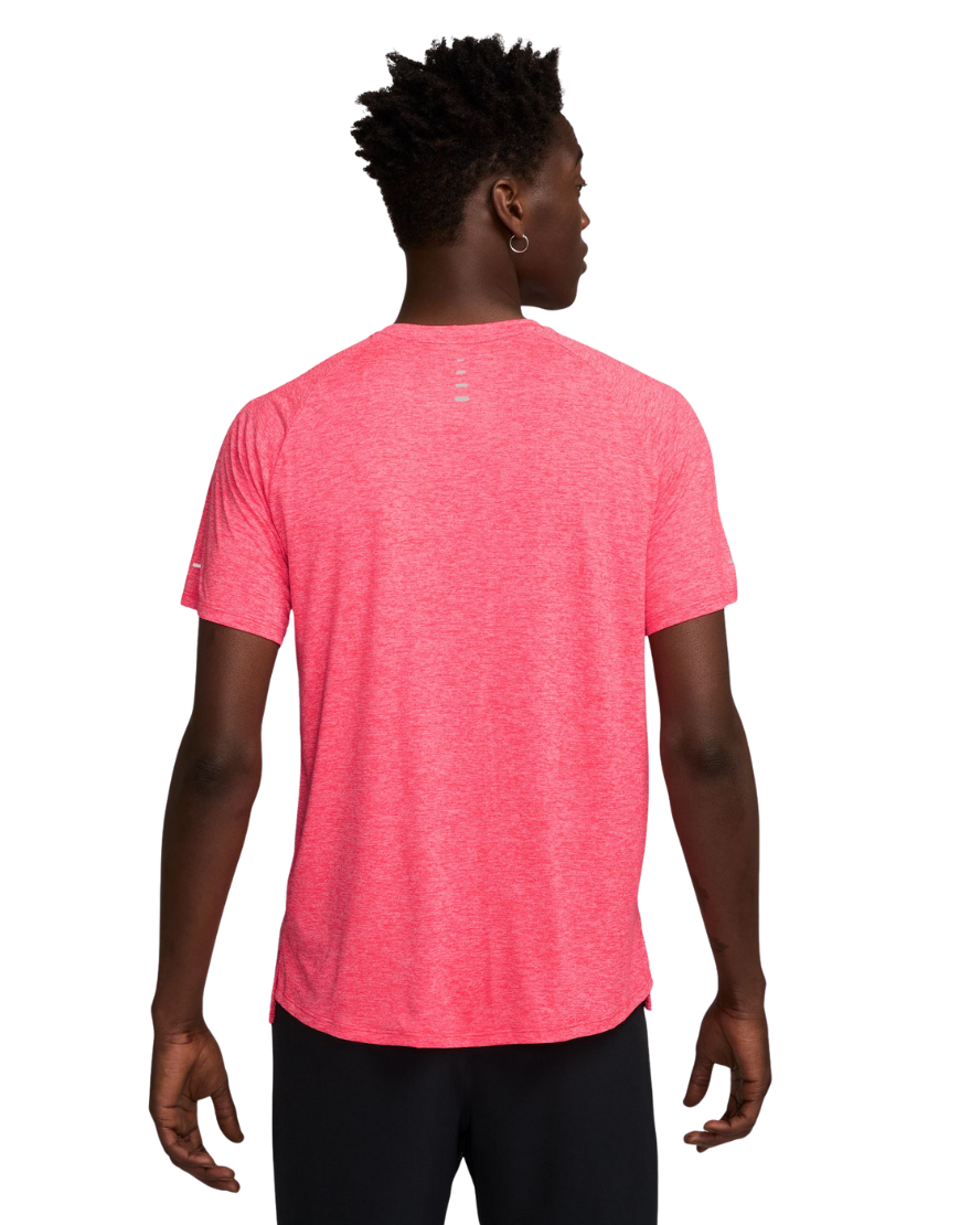 Men's Dri-FIT ADV Short-Sleeve Stride Running Top :Burgundy Crush