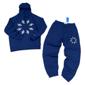 New Arrival Adidas Originals Men SHATTERED LOGO HOODY SWEATSUIT-  NAVY BLUE
