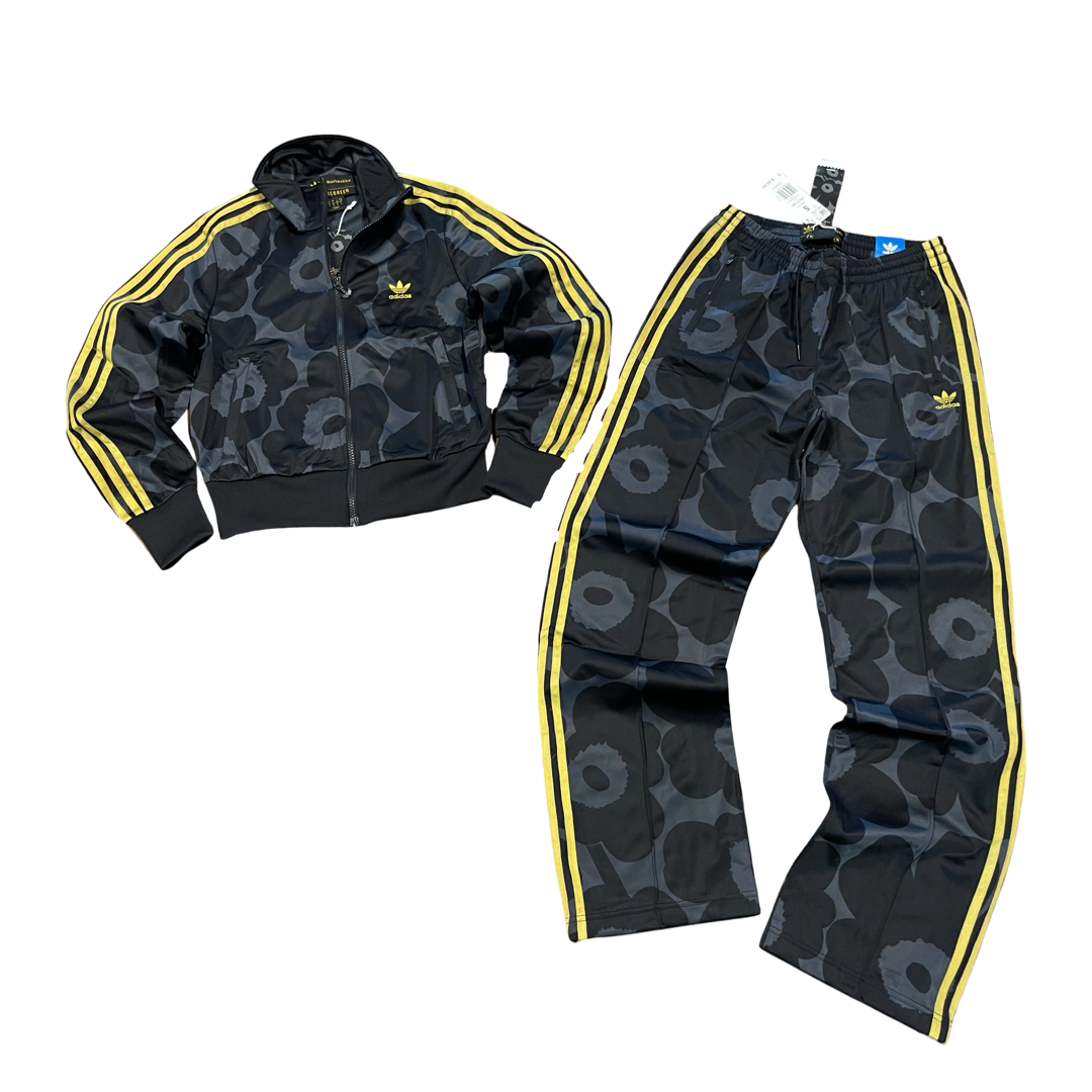 New Arrival Adidas Originals X Marimekko WOMEN Tracksuit- Black Carbon