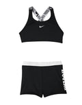 Top Seller Girls' Crossback 2Piece Swimsuit :Black