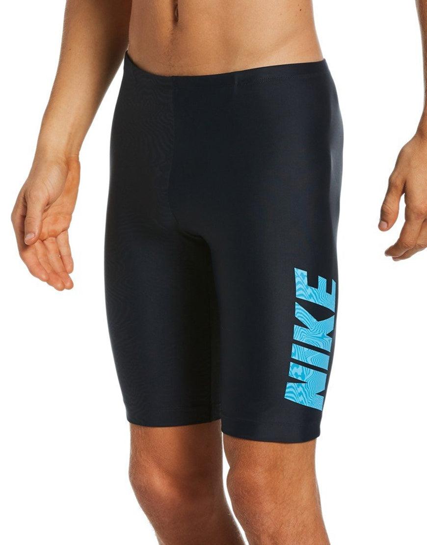 Top Seller Men's Liquify Swoosh Swim Jammer :Dark Obsidian