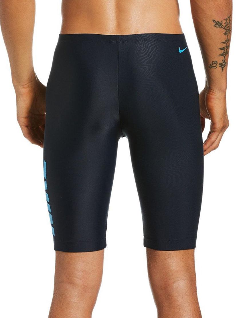 Top Seller Men's Liquify Swoosh Swim Jammer :Dark Obsidian