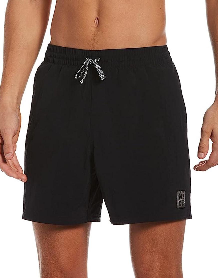 Top Seller Men's Solid Icon 5in Swim Trunks :Black