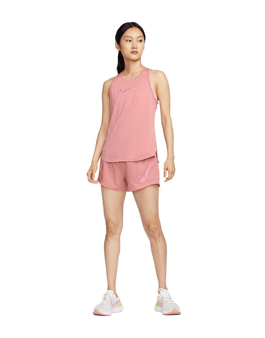 Top Seller Women's DriFIT One Swoosh Running Shorts :Fierce Pink