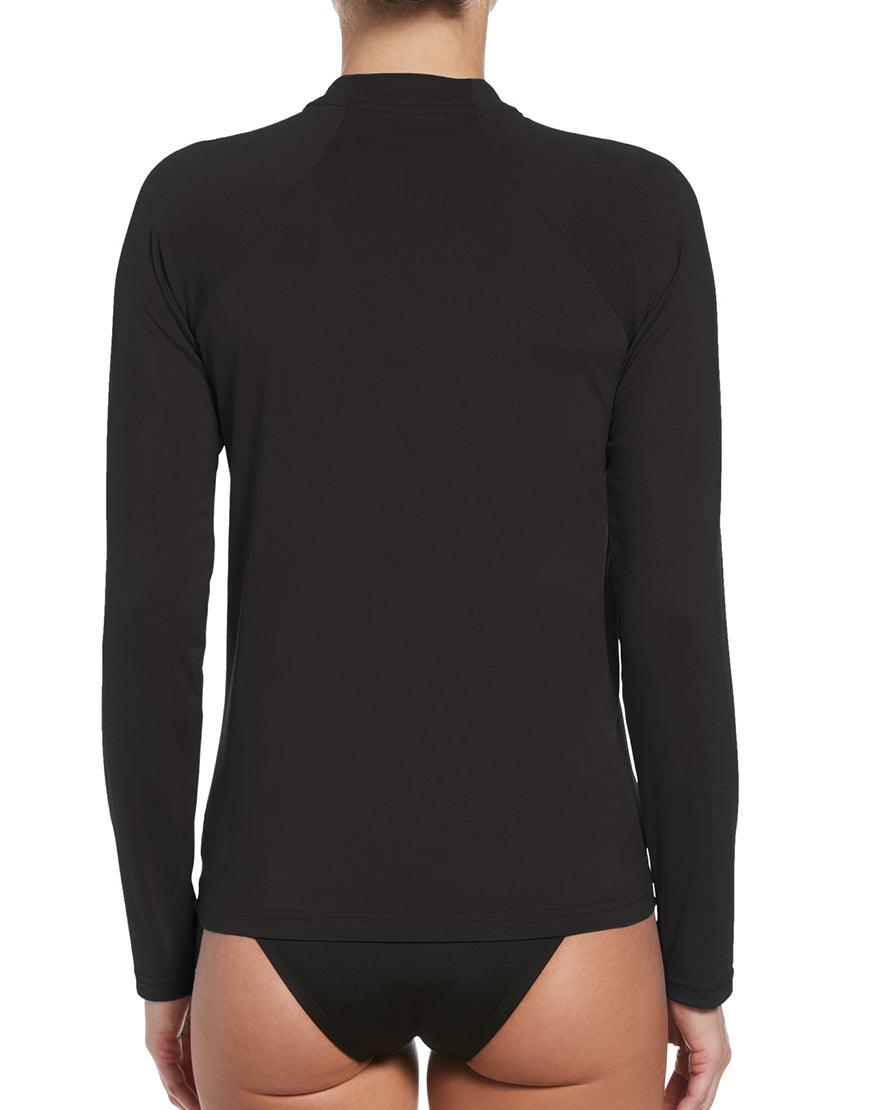 Top Seller Women's Essential Hydroguard Swim Shirt :Black